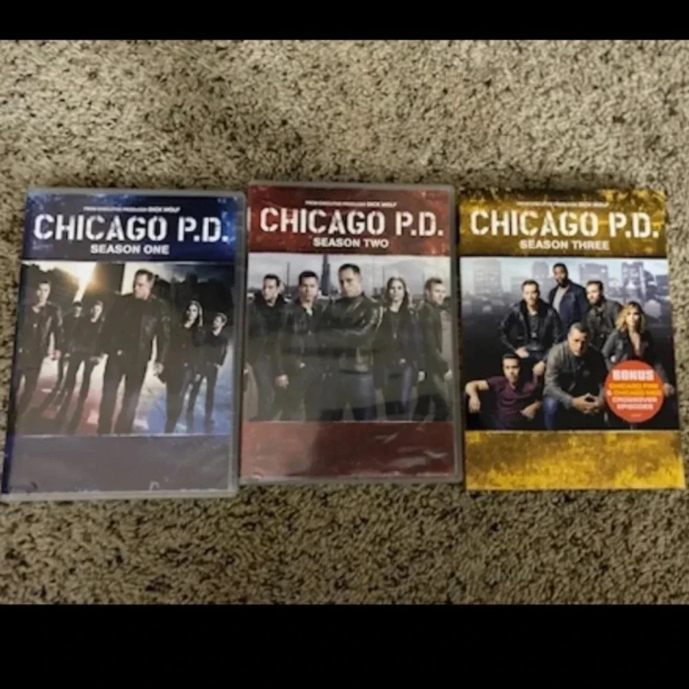 Chicago PD DVD Series-complete series 1, 2, 3 gently used condition